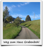 Weg zum Haus Grabenbühl