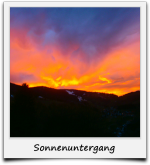 Sonnenuntergang Schwarzwald