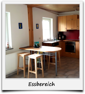 Essbereich Ferienwohnung