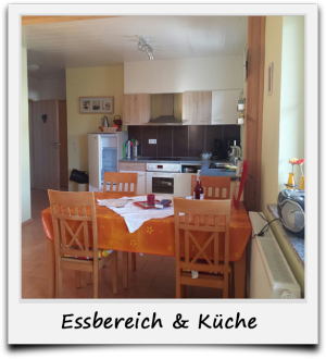 Essbereich Ferienwohnung